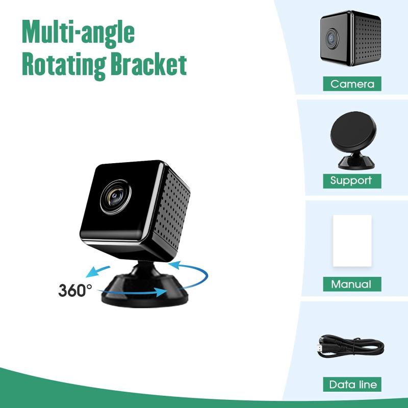 

Mini Cameras 2021 IWFcam APP FULL 1080P Camera WIFI Wireless IP Night Motion Detection CMOS Sensor Recorder Camcorder