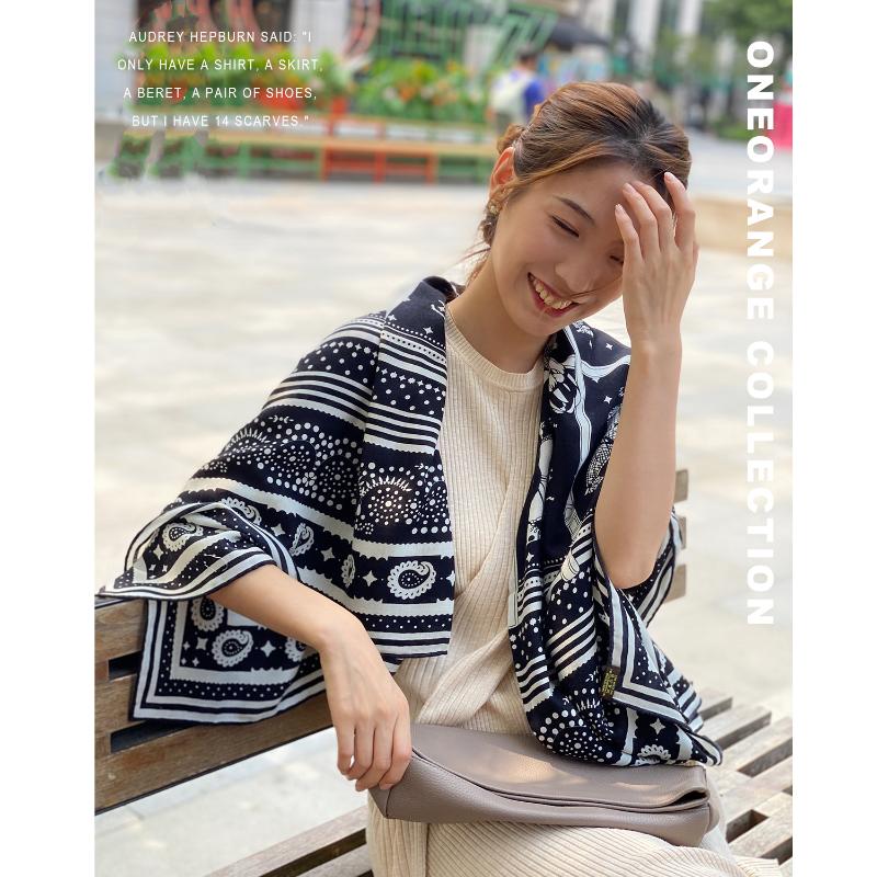 

Scarves Brand Designer Silk Cashmere Scarf Pashmina 140 Hand Rolled Scarfs Hem Cm, Blue;gray