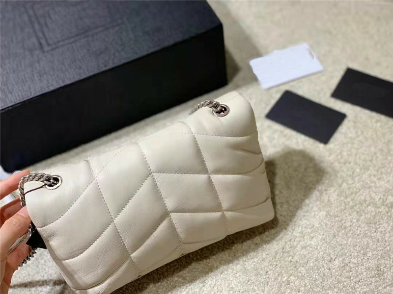 

Hot Designer Sheepskin Leather Luxury Croddbody bags Bubble Fold flap Black Soft Leather Women Shoulder Bags Cover Flip Baguette Bags 23cm#
