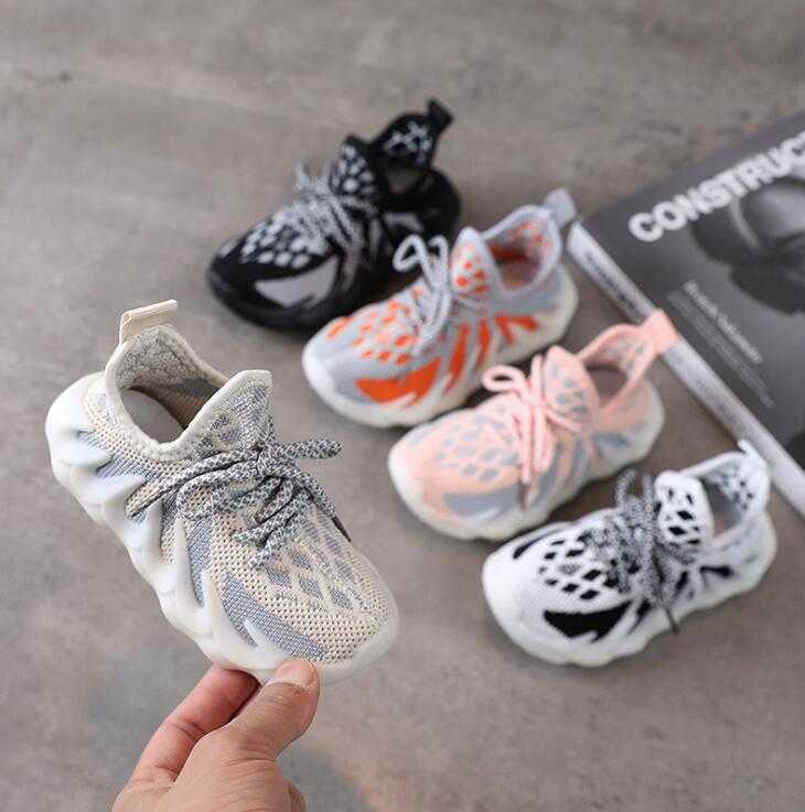 

Kids Running Sneakers Spring Children Sport Shoes Tenis Infantil Boys Basket Footwear Lightweight Breathable Girls Canvas Shoes X0703, Pink