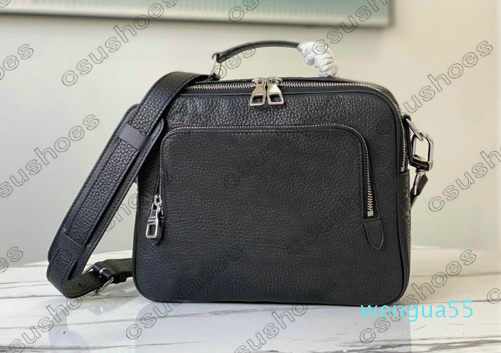 

M57287 FLIGHT CASE Message Bag Mens Shadow Sloft Leather Briefcases Handbag Flower Letter Totes Purse Case Bag