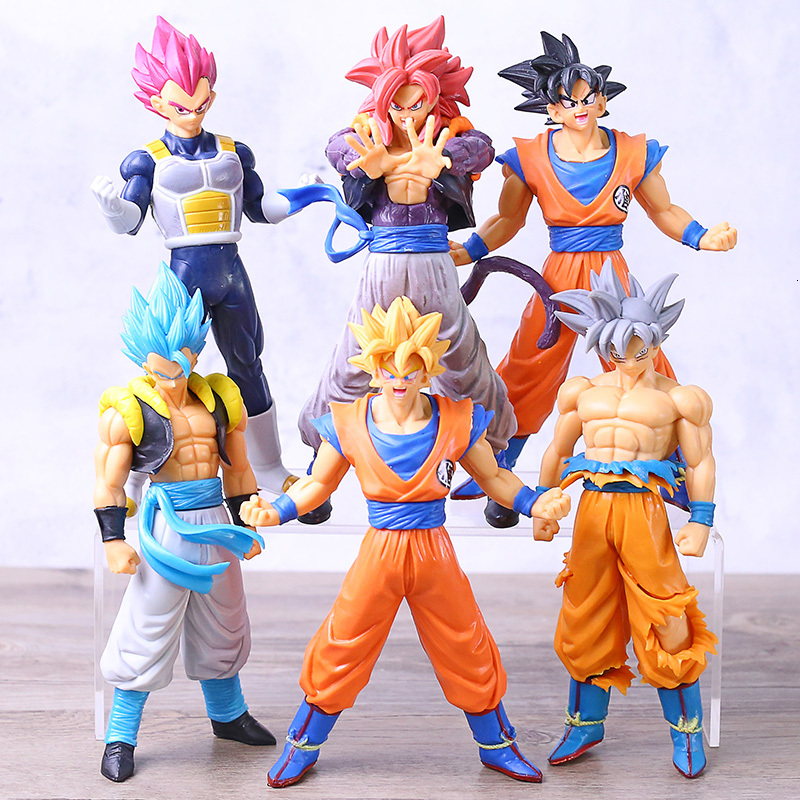 

Kakarotto Broly Bejita Yonsei Gogeta Pvc Figure Dbz Model Brinquedo Toy 6pcs/set