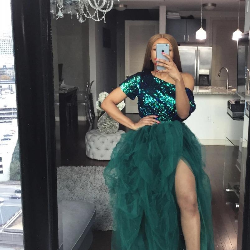 

2021 faldas tulle skirt party wear tulle skirts women vrouw rokken jupe femme slit tulle skirts womens, Black