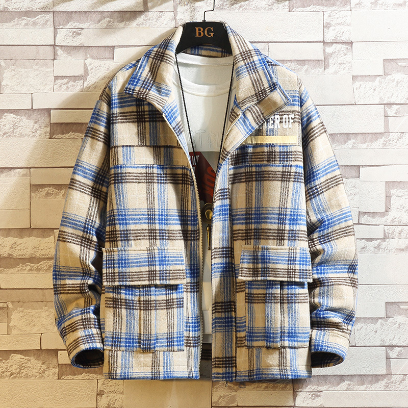 

2021 Casual England Style New Spring Autumn Plaid Jacket Men's Brand Clothes Plus Oversize M-5xl Jk135 Epcs, Jk135 4