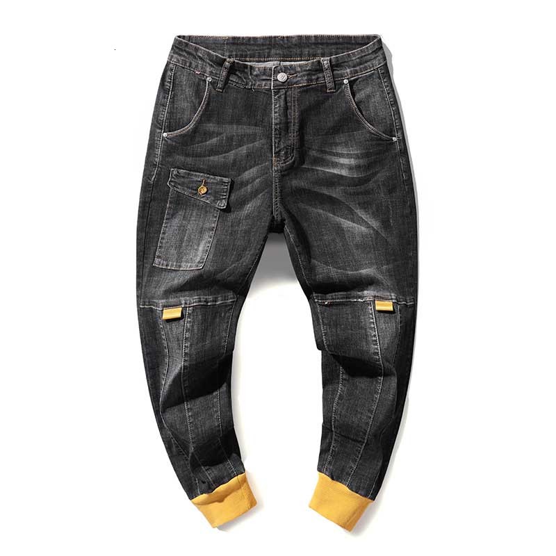 

2021 New Black Retro Harm Breen Breeze From Men's Casual Pants Ugly Bottom Cargo Shoes Rows Jeans Mode Man Clothes 9ehc, Blue.