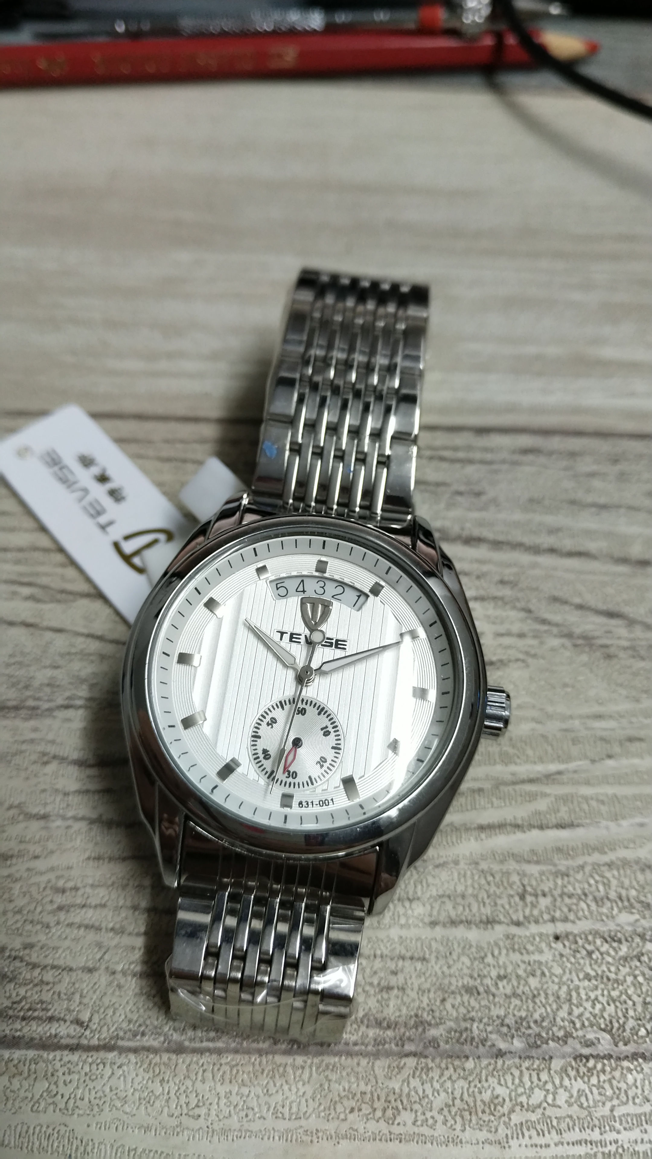 New arrivals Men's watch Automatic mechanical Watch wrist watch Metal band t01-4-image-659437537