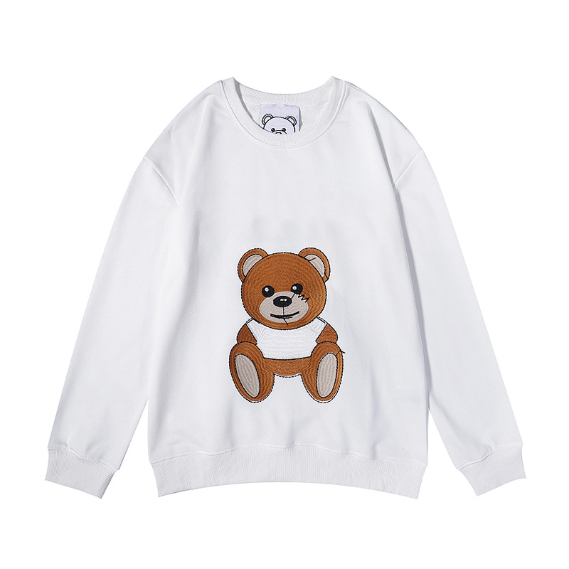 

Men Hoodie Embroidered Bear Sweater Pullover Women Long Sleeve Hooded Sweatshirt Casual Designer Couple Luxury Clothing 21071504ZY, Extra cost