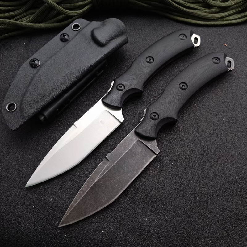 

Hot Fixed Bade Knife Stonewashed D2 Bade Back G10 Hande Hunting Camp Surviva Tactica Straight Knives Outdoor Toos