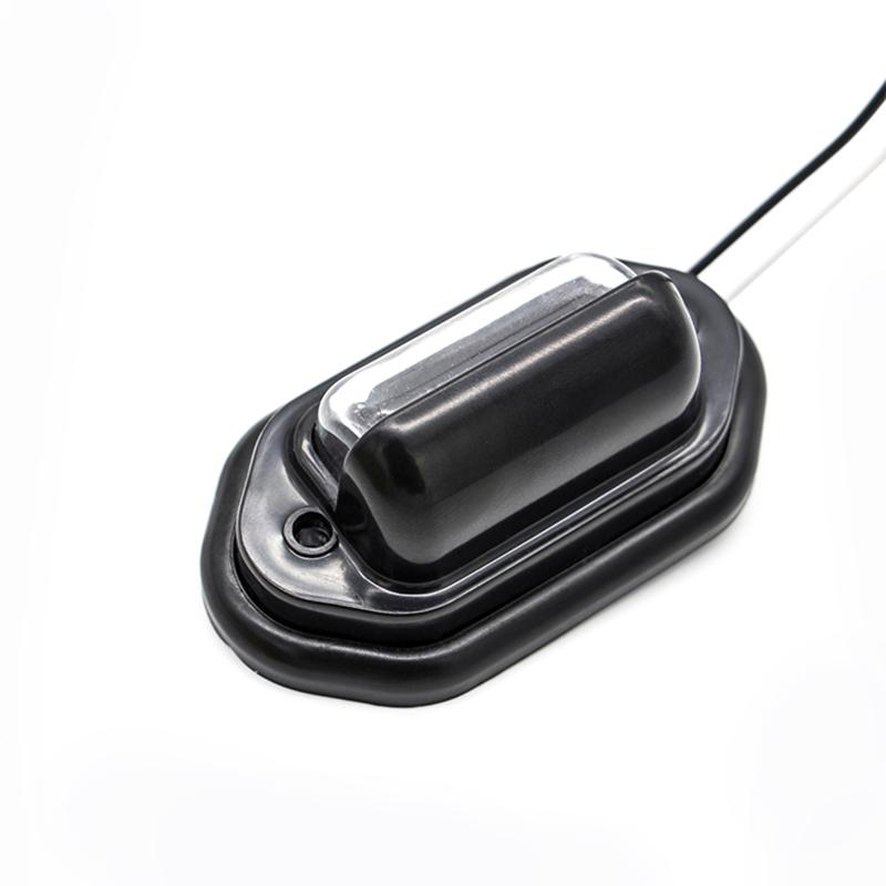 

emergency lights 10 pcs 10-30v 3 leds side marker license plate lamps for car truck trailer caravan (black)