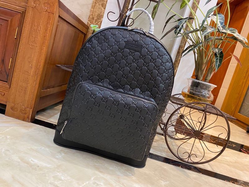 

Wholesale High-end Fashion bag Embossing backpackBags Phone pocket DesignerBag Leather Retro, Black