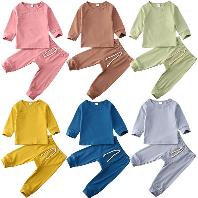 

Baby & Children's 0-24M Infant Boy Girl Tops T-shirt+Long Pants Outfits Pajamas Pjs Clothes Set Clothing Sets, White