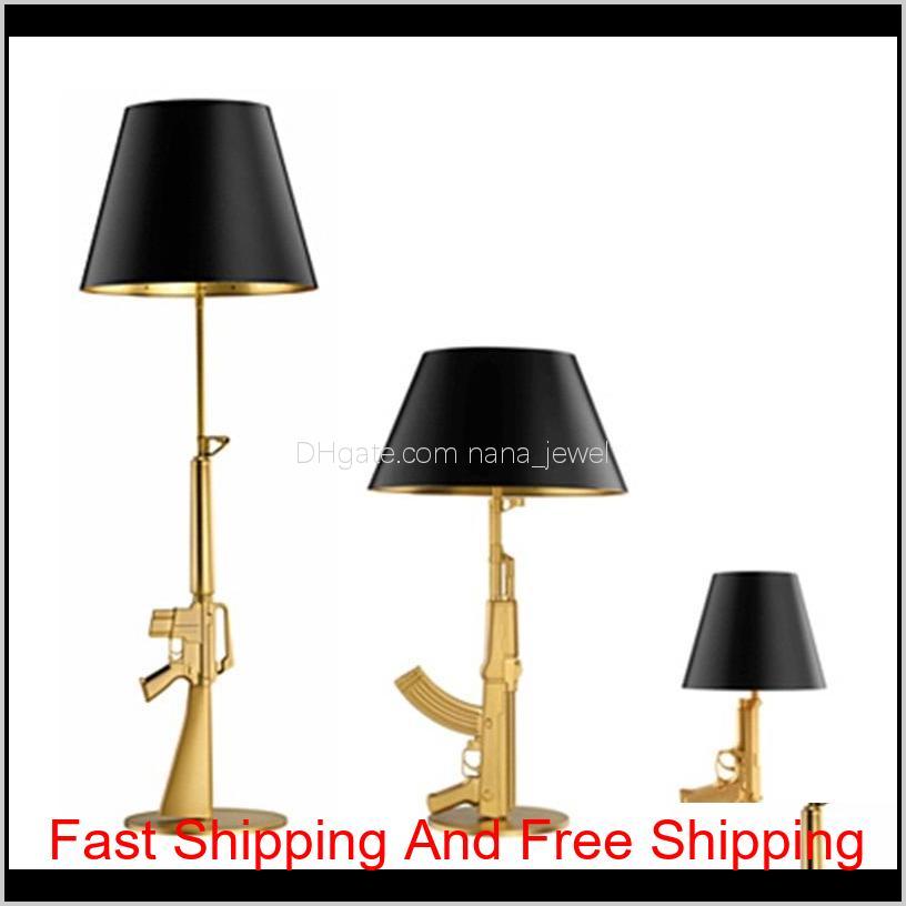 

Nordic Modern Ak47 Gun_Lounge Silvery Gold Lustre Bedroom Lamp Led Floor Lamps Kids Children Room Fixtures Home Loft Decor 1020 Kvp7W Iw7Tw