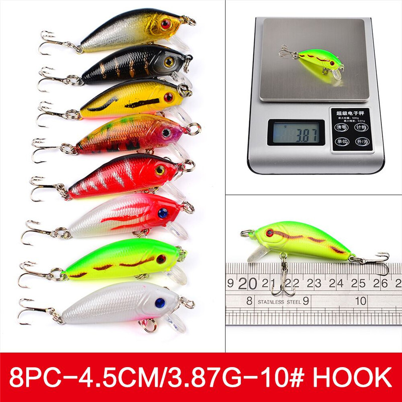 56Pcs/lot Almighty Mixed Fishing Lure Bait Set Wobbler Crankbaits Swimbait Minnow Hard Baits Spiners Carp Fishing Tackle-image-662279973
