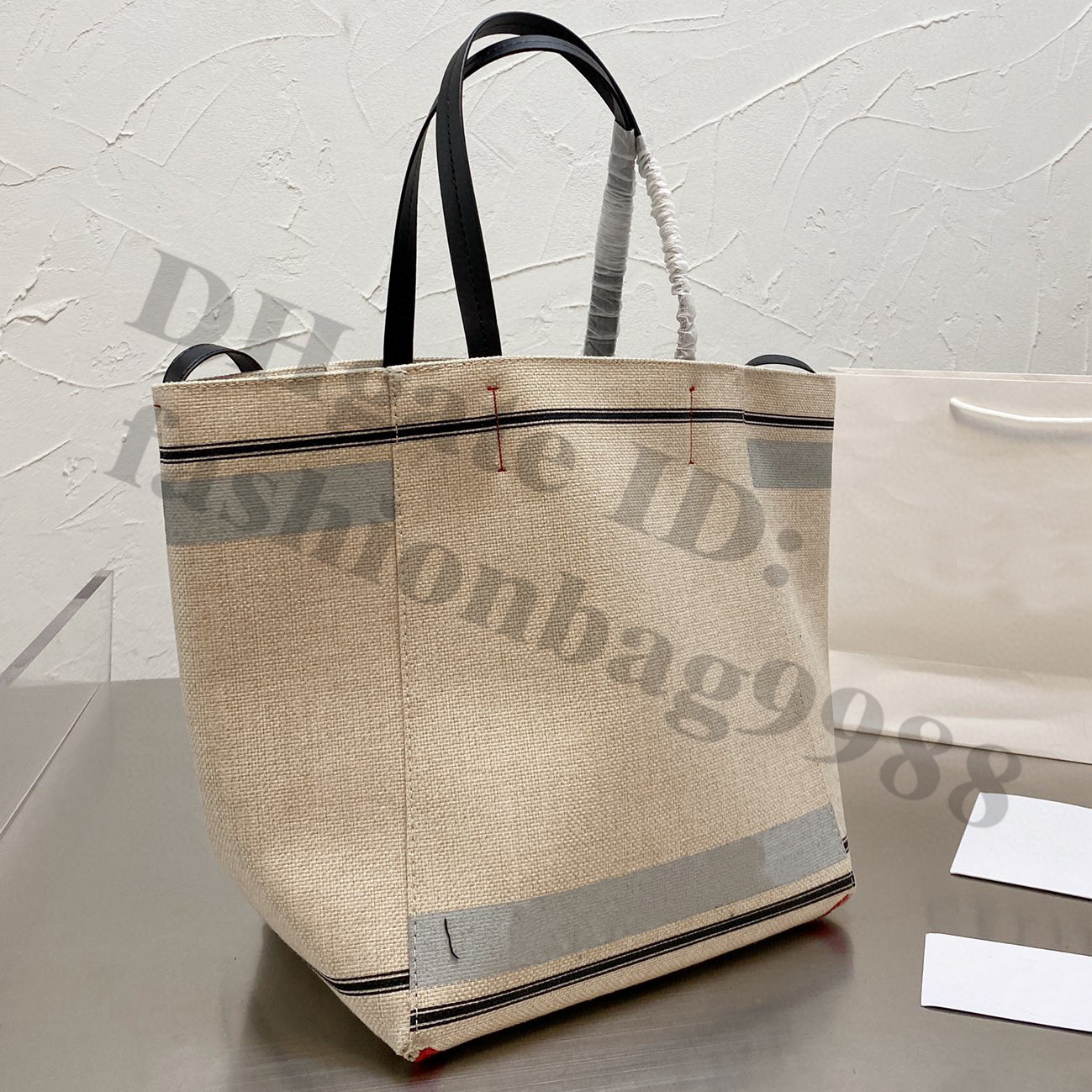 

Fashion Brand Large Capacity Totes Handbags Young Women Luxury Design Cotton Armpit Shoulder Bags Beige Momy Mother Summer Spring Ladies Tote Big Handbag Lady, Make up the difference