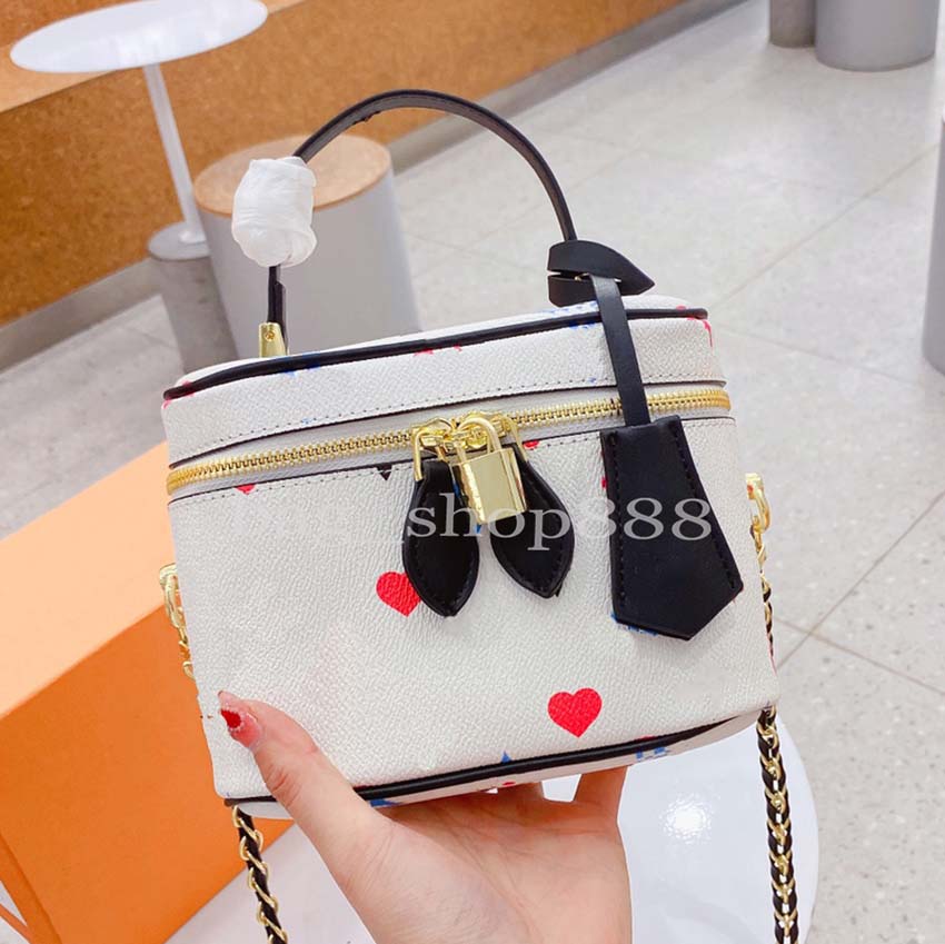 

High-quality Designer bags Cosmetic bag ladies shoulder handbag wallet colorful inner clips multi-function large-capacity 012, #10