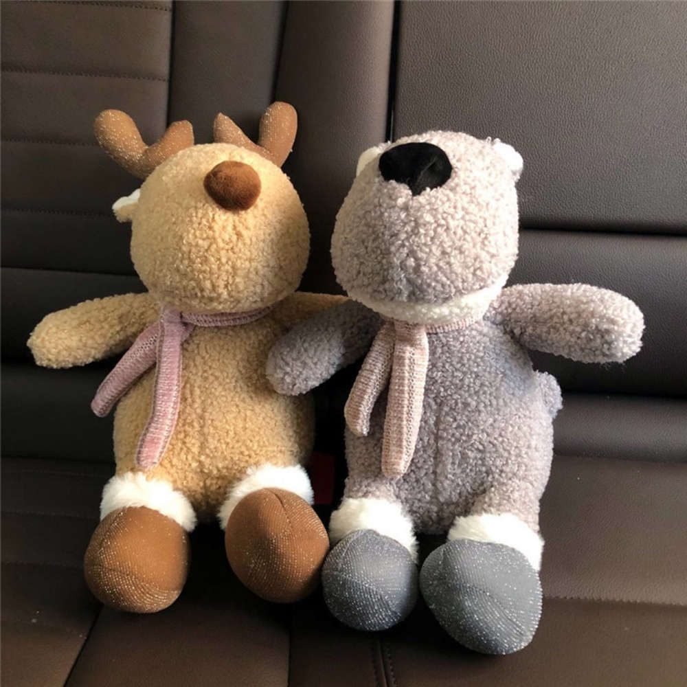 

cartoon Unicorn doll plush toy dinosaur elk animal pillow gift for girls, Blue