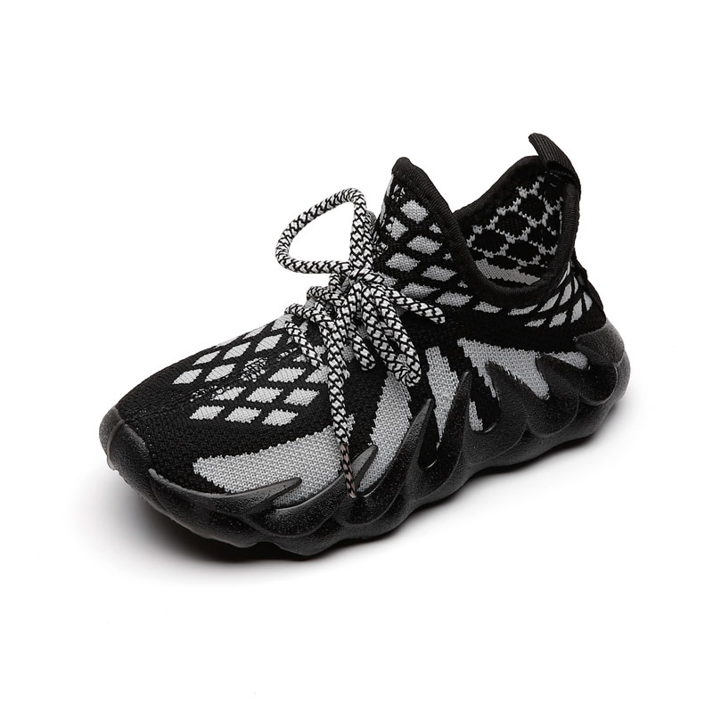 

Octopus Mesh Young Children Casual Shoes Kids Sneakers Breathable Lace-Up Boys Girls Sneaker For ChildrenS 14 15 Years Old, White