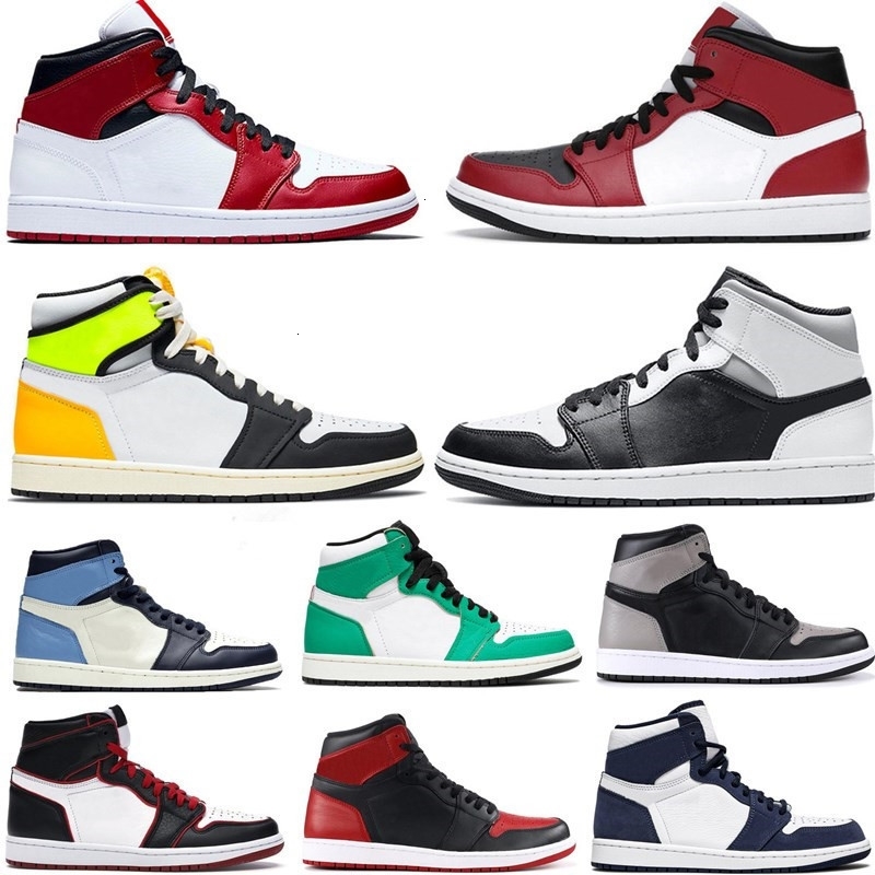 

Basketball Shoes 1s high OG men women jumpman 1 mid Light Smoke Grey Black Metallic Gold Obsidian Mens Sneakers Sports, Payment for more styles
