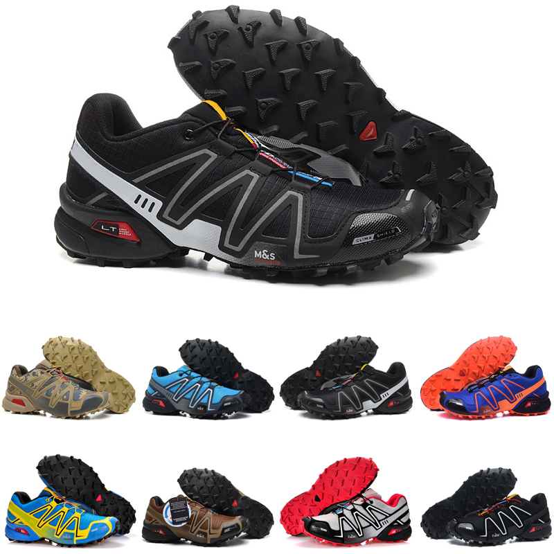 

cheaper speed cross 3 outdoor mens running shoes SpeedCross runner Jogging III Black Green Pink Grey #54 Men Trainers Sports Sneakers chaussures zapatos, Color #25