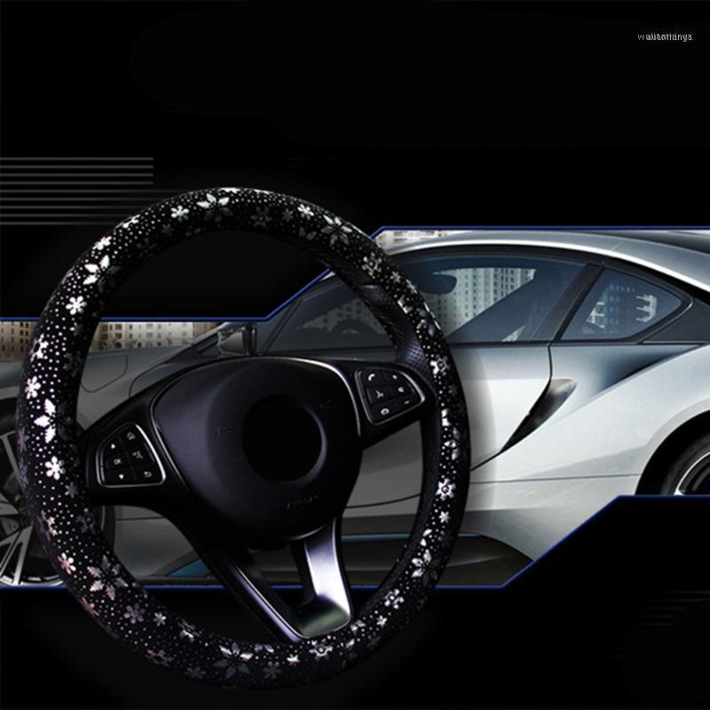 

Steering Wheel Covers Protector Cover Soft Accessories Interior Universal Snowflake1