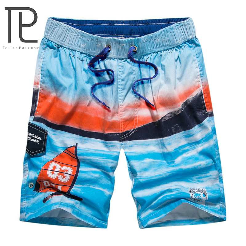 

2021 New Adapt Pal Amor From Summer Beach for Men Mode Mens Print Shorts E807, Blue b