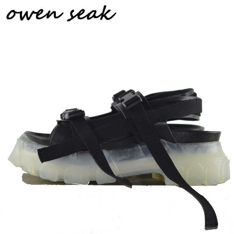 

Owen Seak Men Sandals Black Casual Rome Shoes Gladiator Sandals Shoes Mules Clogs Slippers Slides Summer Men Sandals 210615