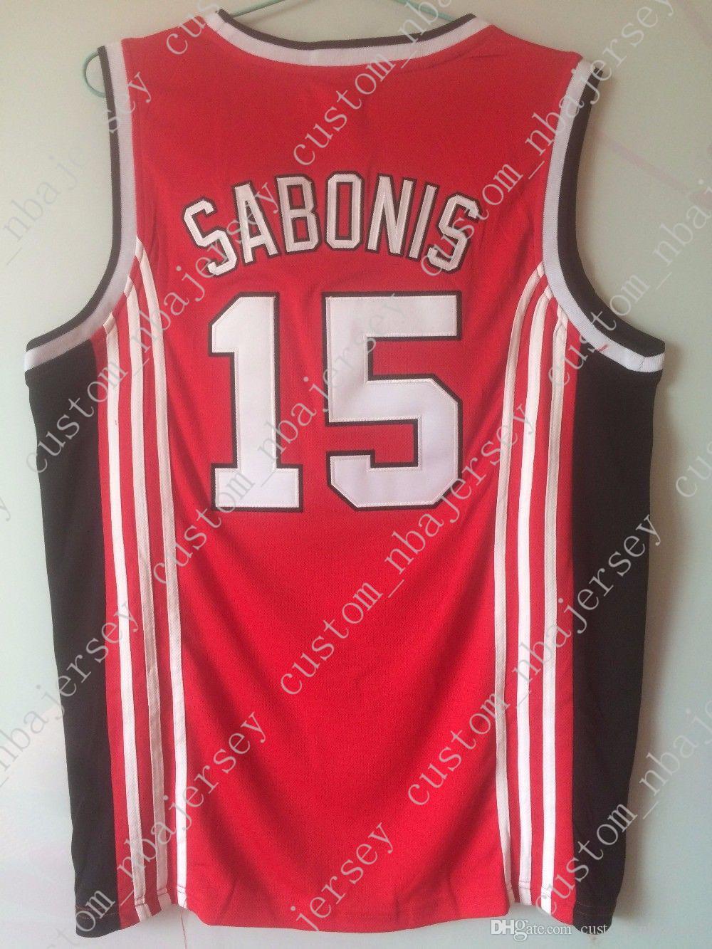 

Cheap custom #15 Arvydas Sabonis CCCP Team Russia Basketball Jerseys Red Stitched Customize any name number MEN WOMEN YOUTH JERSEY XS-5XL, As pic