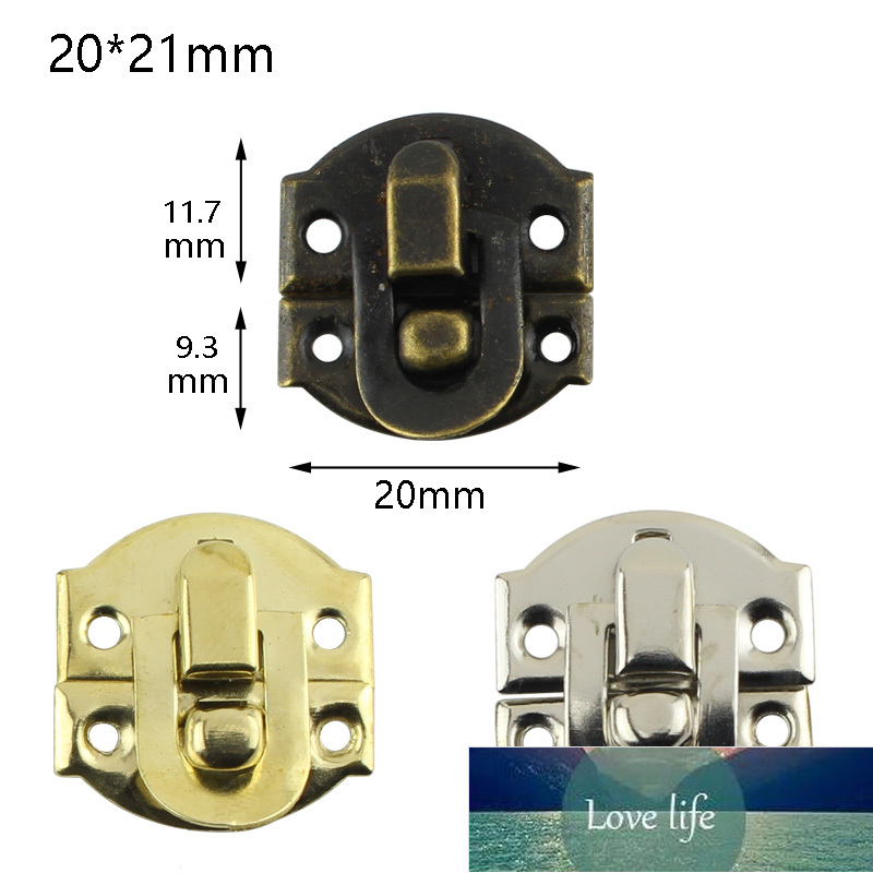 

5pcs 20x21mm Mini Jewelry Chest Gift Wine Wooden Box Case Toggle Latch Suitcase Hasp Hook Can Lock Lockable with screws