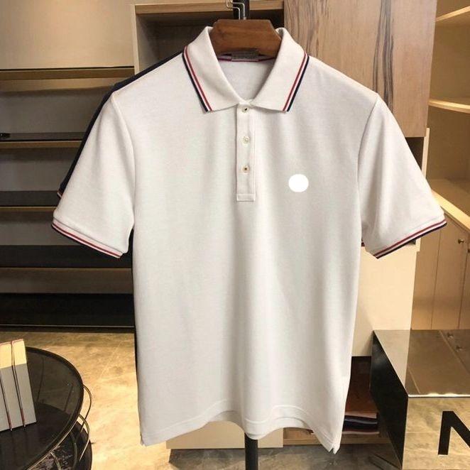 

designer mens monclair polo shirts women t-shirts fashion clothing Embroidery letter Business short sleeve calssic tshirt Skateboard Casual tops tees Eight, Supplement (not shipped separately)