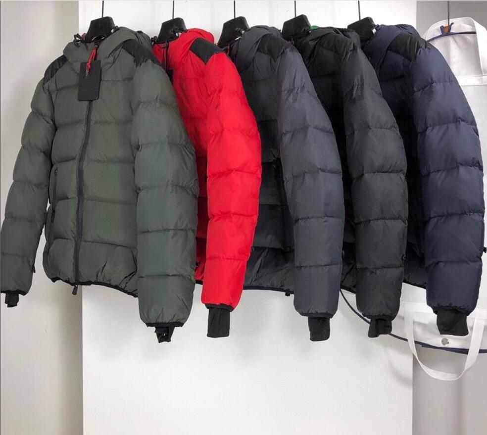 

Men Hooded Down Coat Thick Warm Double Zipper Design Jacket waterproof Parkas More Colors