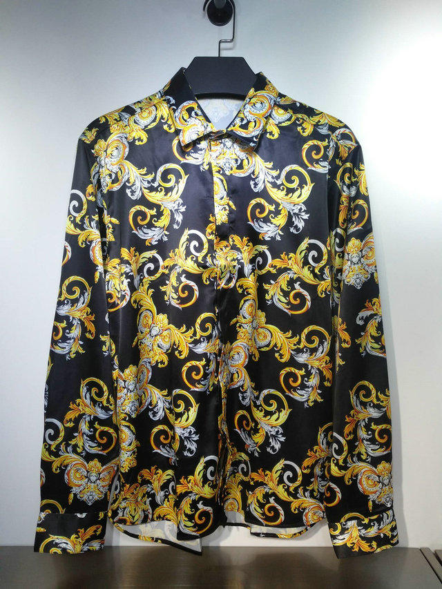 

2021 luxury designer fashion men's shirts long sleeve business casual brand spring slim shirt M-3XL#030, Customize