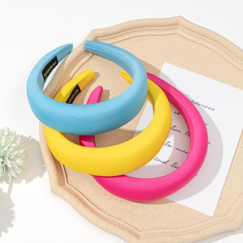 

Hair Accessories Fashion And Simple Wide Colorful Hairbands Braided Headband Hoop Bands Bezel Headdress