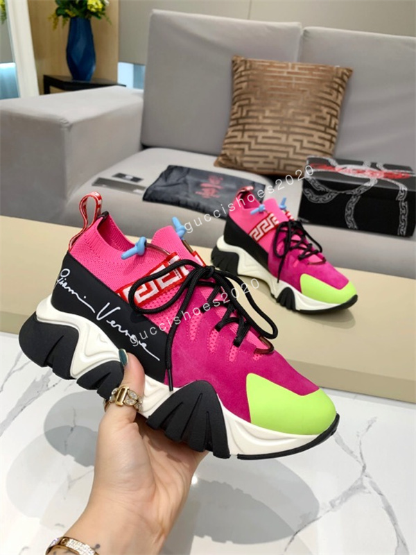

2021 ladies Thick soled Casual shoes leather sneaker Letters lace-up platform Leisure women shoes fashion new Flat canvas shoes Large size35-46, 03