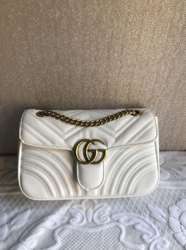 

LV LOUIS VITTON Top Quality Famous brand women designer Shoulder bag leather chain bag Cross body Pure color womens handbag