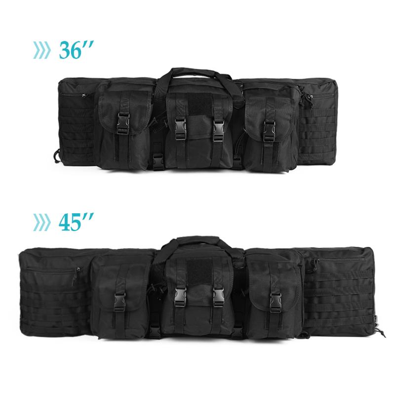

Stuff Sacks Tactical Equipment Outdoor Padded Barrel Carrying Bag Military Hunting Backpack Protection Case With Shoulder Sling Strap, 36in