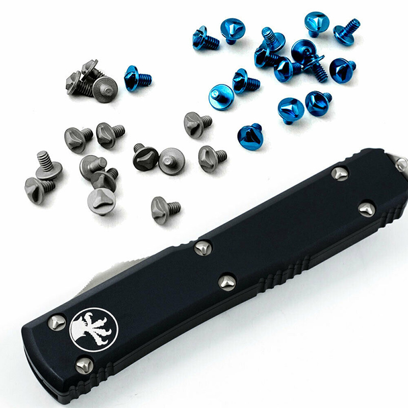 

Titanium EDC 6 Screws Set For Microtech Ultratech Removal Tool DIY Accessories Flashlight Umbrella Cord Pendant OT174