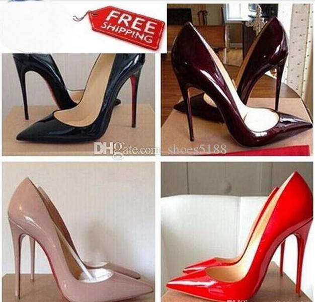 

LOUBOUTIN CHRISTIAN Wholesales Price!!! Women So Kate Styles 8cm 10cm 12cm High Heels Shoes Red Bottom Nude Color Genuine Leather Point zCU, Blue