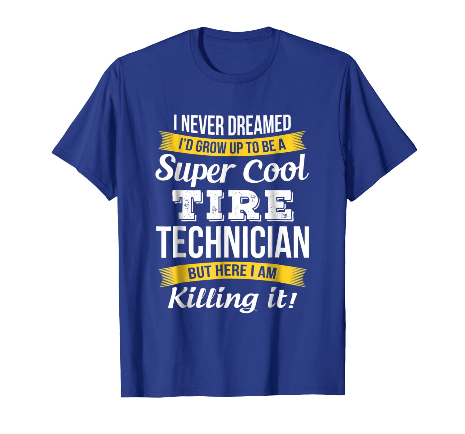 

Super Cool Tire Technician T-Shirt Funny Gift, White;black