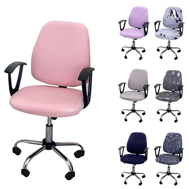 

Universal Office Chair Cover Split Armchair Stretch Computer Slipcovers Removable Seat Protector Case Home Decor Covers