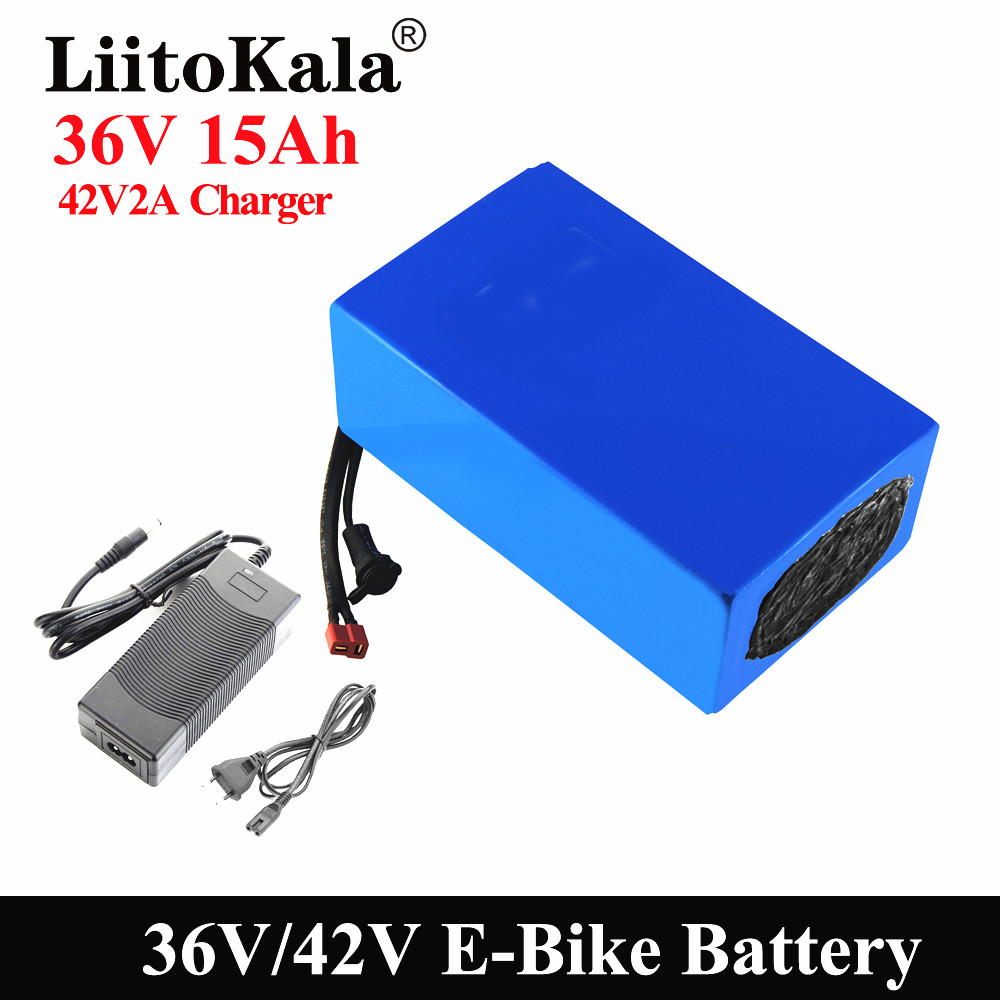 

Liitokala 36v 20ah 30ah 25ah 15ah 18650 lithium battery pack electric scooter motorcycle bike with bms and 42v 2a charger t plug