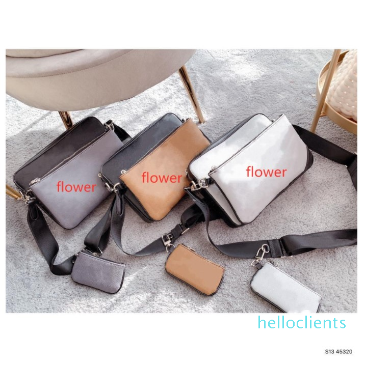 

mens bags brand new crossbody messenger bags luxury purses fashion women handbags shoulder bag high-quality designers cross body, Grey flower