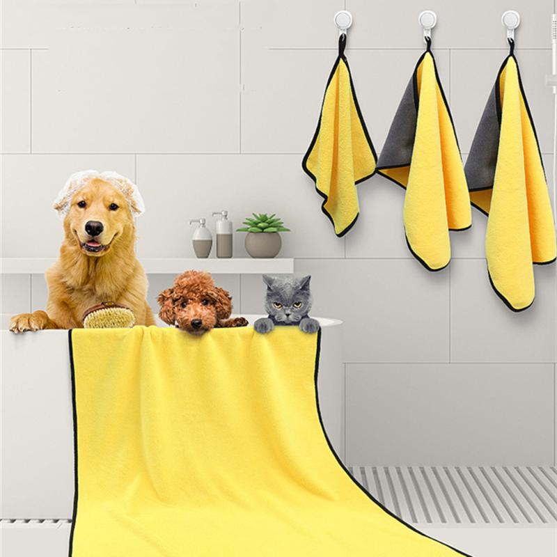 

Pet Towel Bath Soft Lint-free Dogs Cats Bath Towels Absorbent And Quick-drying Large ThickTowel Special Pet Towe