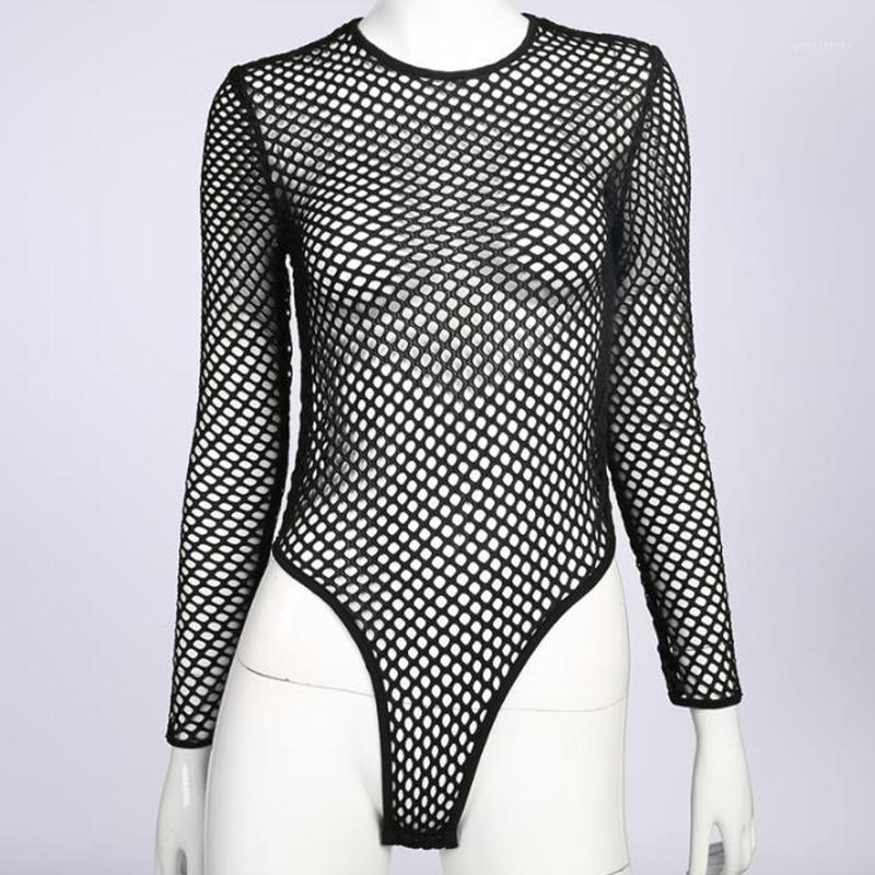 

Women' Jumpsuits & Rompers Body Suits For Women Sexy Hollow Out Fishnet Jumpsuit Beachwear Black White Knitted Mesh Hook Crochet Bodysuits