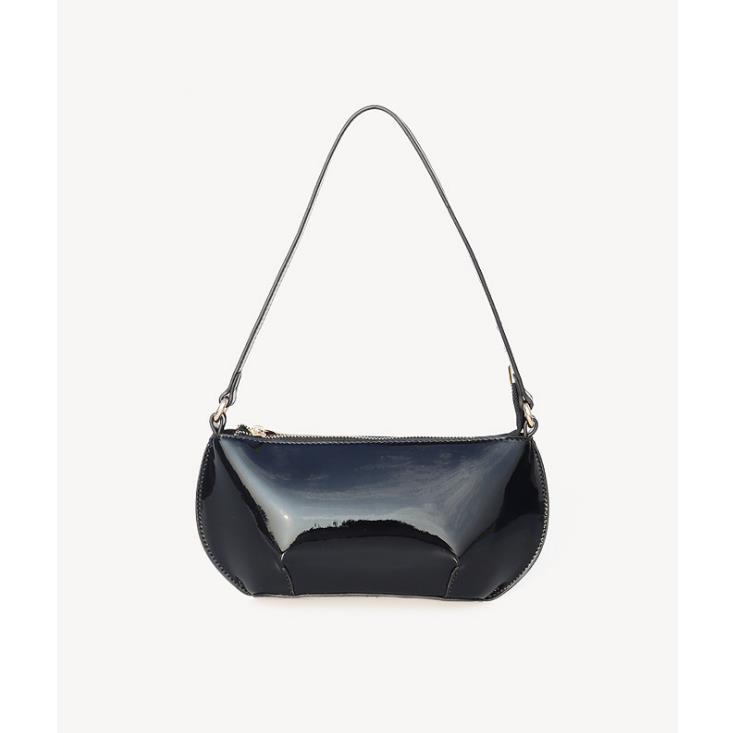 

Retro Crocodile Pattern Ladies Baguette Bag Simple Ladies Hand Bag 2021 Trendy Women Handbag Niche Design Half Moon, As pic