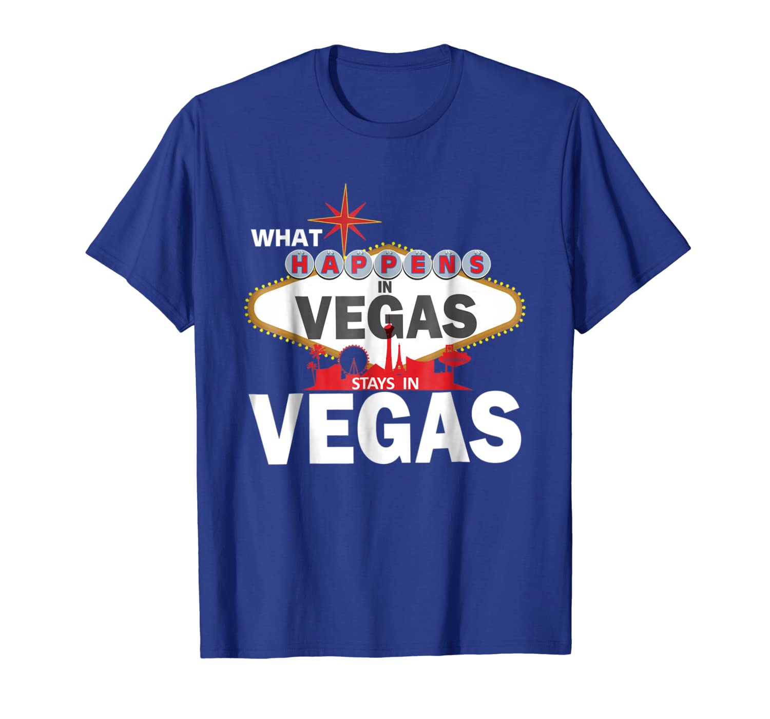 

what happens in vegas stays in vegas cool holiday tshirt, White;black