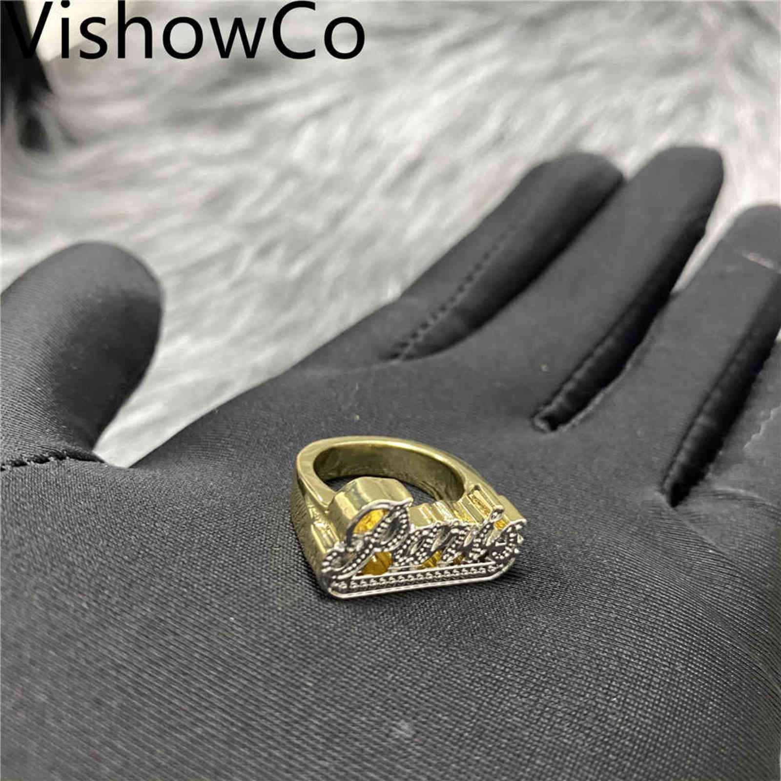 

VishowCo 2021 New Custom Name Ring Gold Personality Stainless Steel Hip Hop Ring Women Fashion Punk Letter Ring For Women Gift