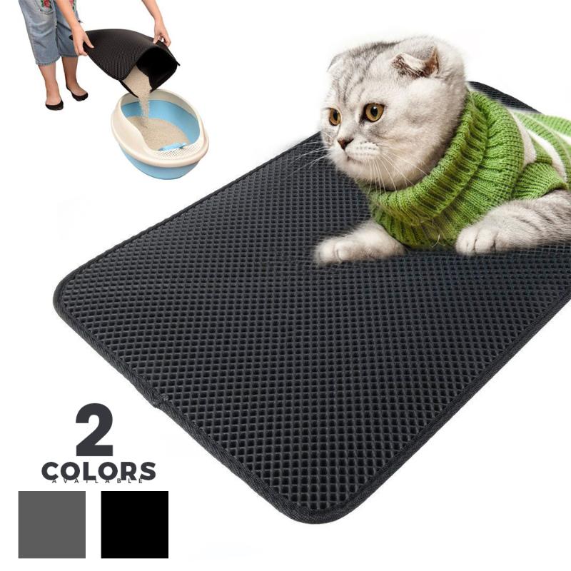 

Cat Beds & Furniture Double Foldable Layer Waterproof-EVA Trapper Mat Bottom Non-slip Clean Dog Pet Litter Bed House Pad Drop