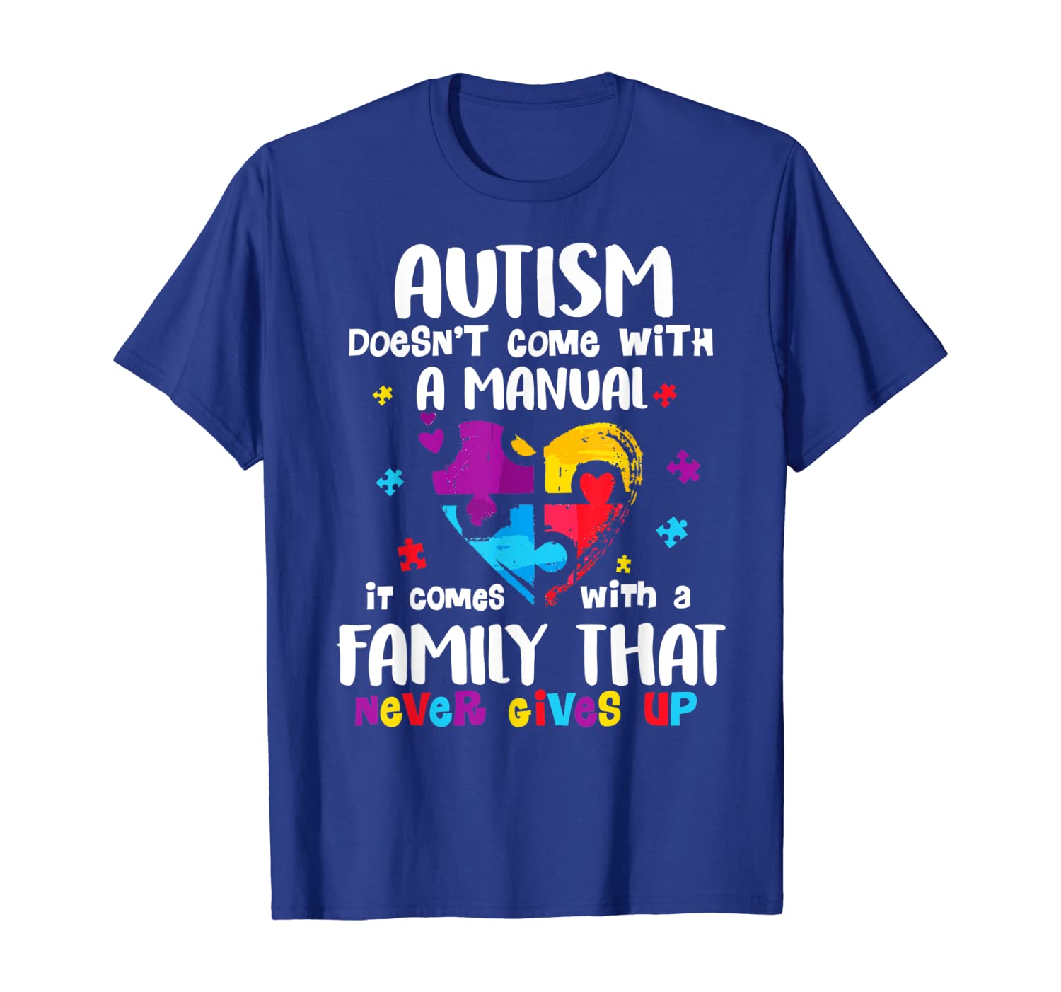 

Autism Doesn't Come Manual With A Parent Autism Awareness, White;black
