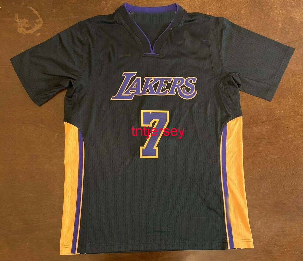 

100% Stitched Rare Larry Nance Jr Hollywood Nights Basketball Jersey Mens Women Youth Custom Number name Jerseys XS-6XL, Black