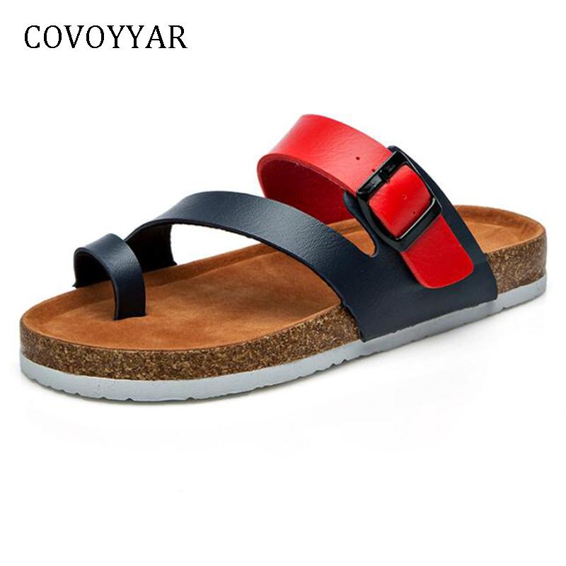 

Slippers COVOYYAR 2021 Buckle Women Flip Flops Summer Platform Lady Casual Sandals Slip On Beach Shoes Big Sizes WSL626, Black